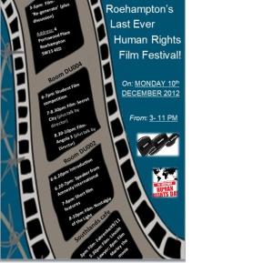 Roehampton Human Rights Film Festival Poster